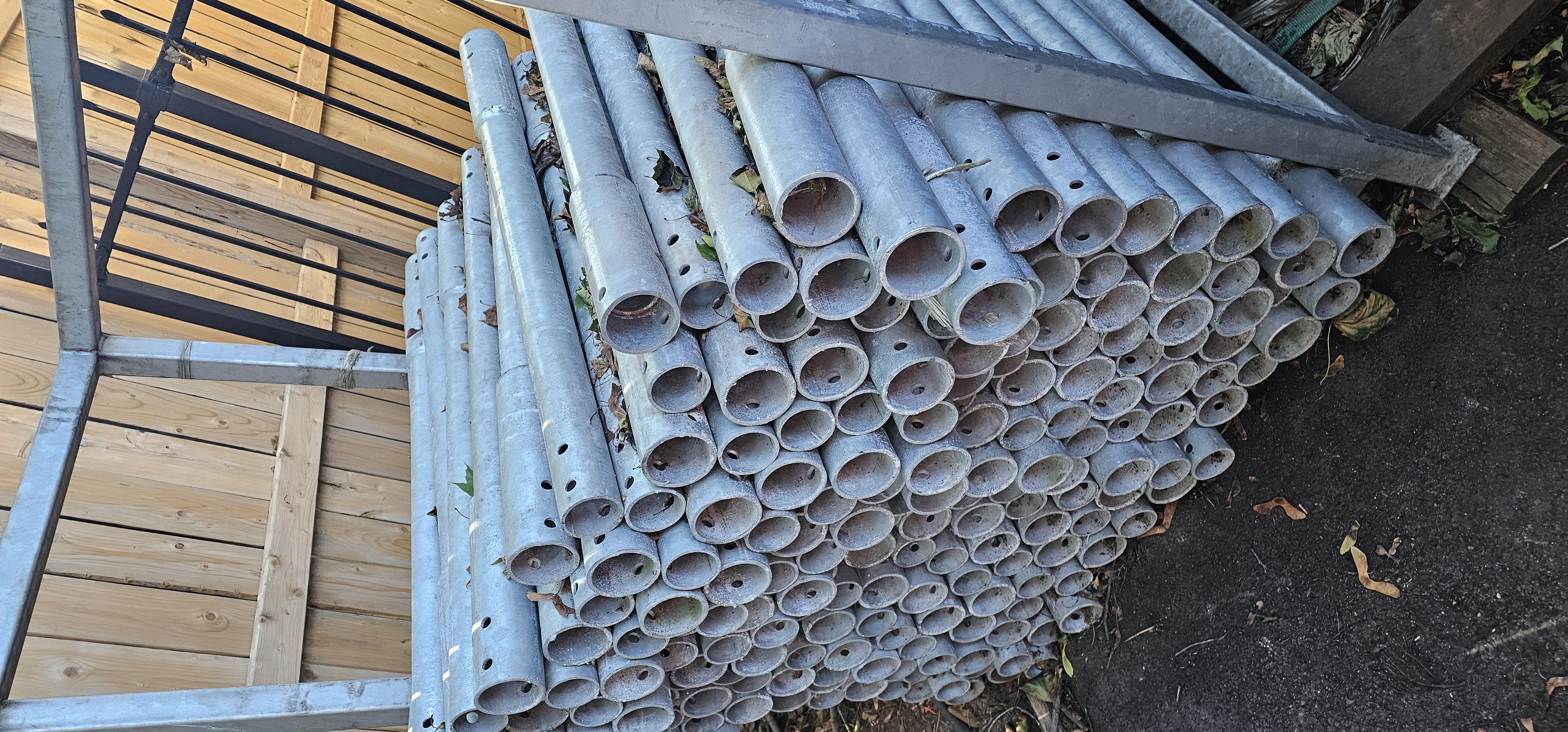 Post-Deck Helical Piles/Excavation