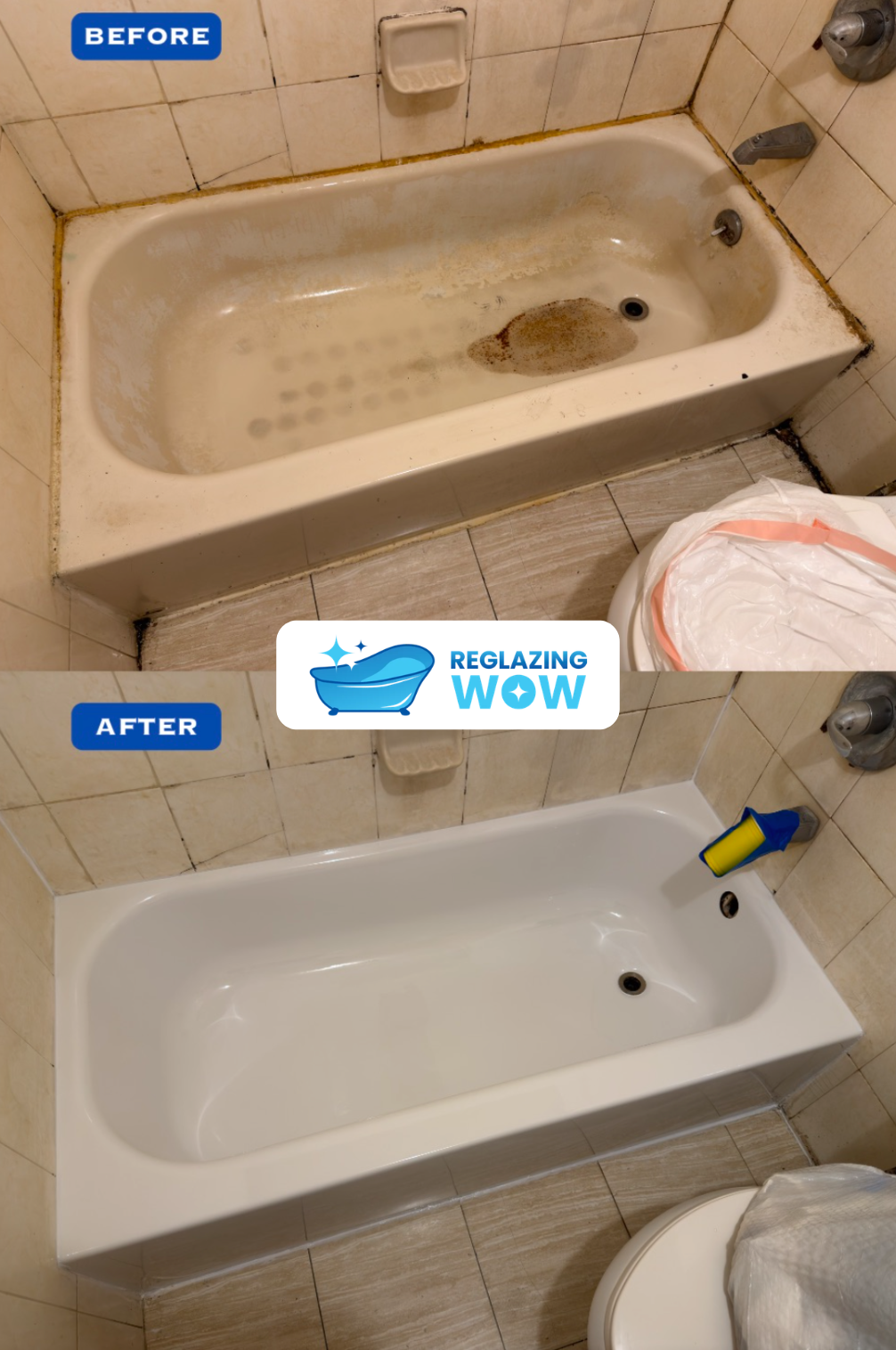 Reglazing WOW - Bathtub Reglazing & Refinishing photo 3
