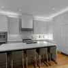 Kitchen Land Contemporary Two Tone Kitchen Design with Island