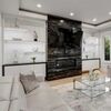 Contemporary Fire Place and Wall Unit Design by Kitchen Land
