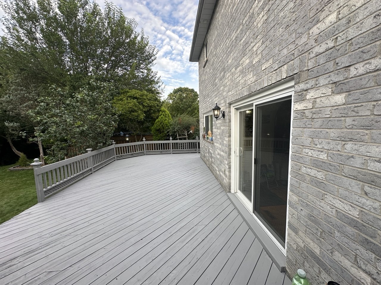 Deck painting and pressure washing - After