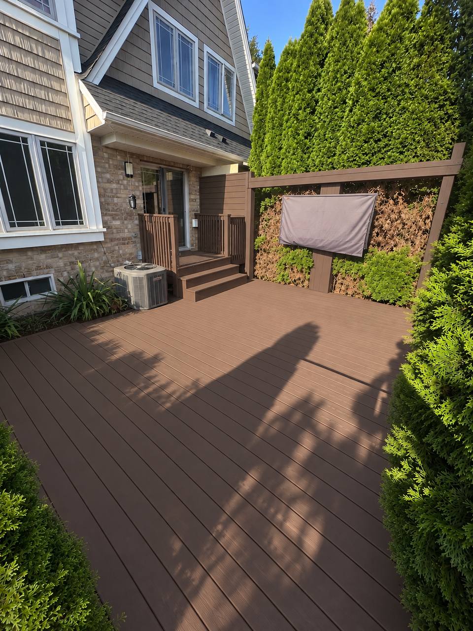 Deck painting and pressure washing - After